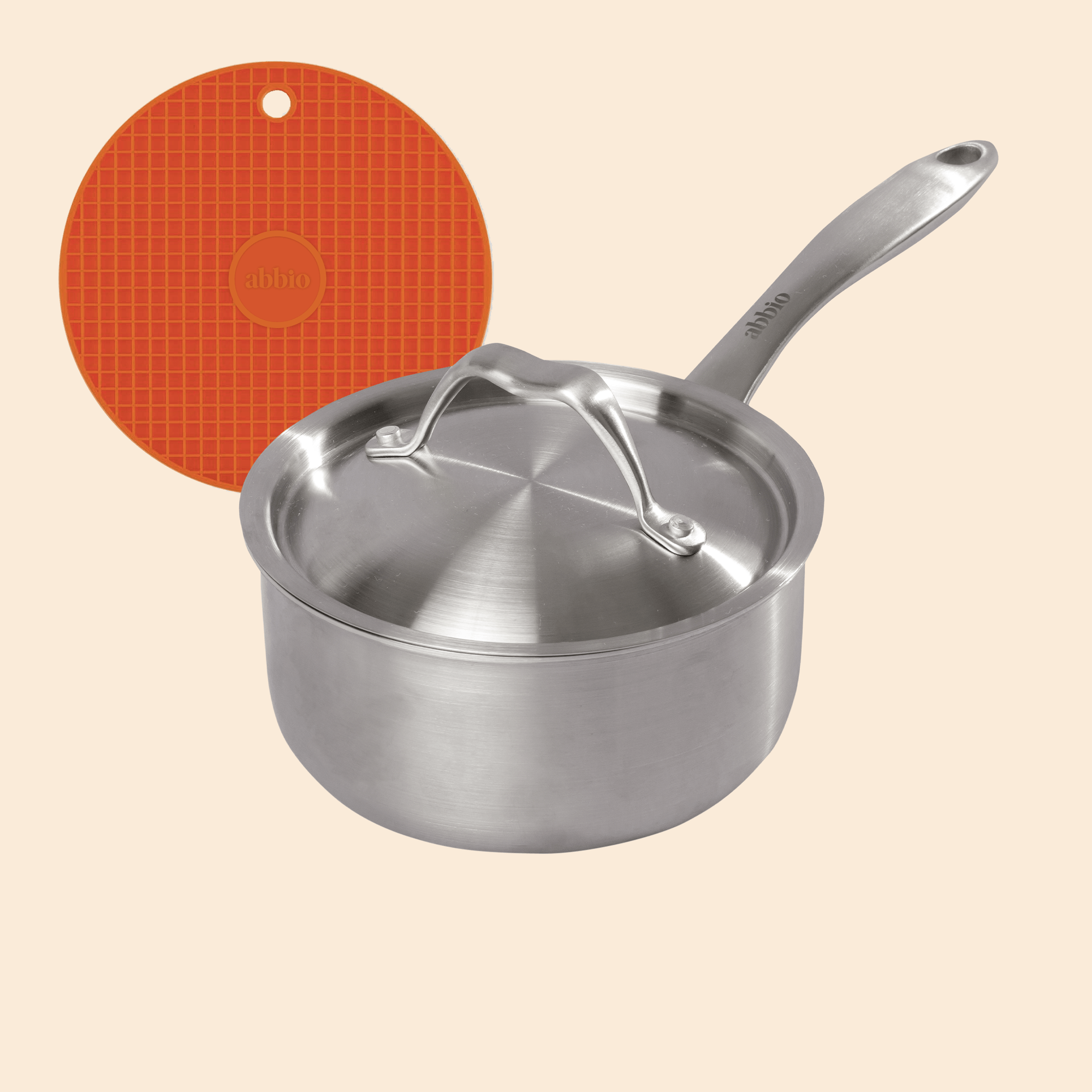 Calphalon Tri-Ply 4.5 qt. Aluminum Sauce Pan in Stainless Steel